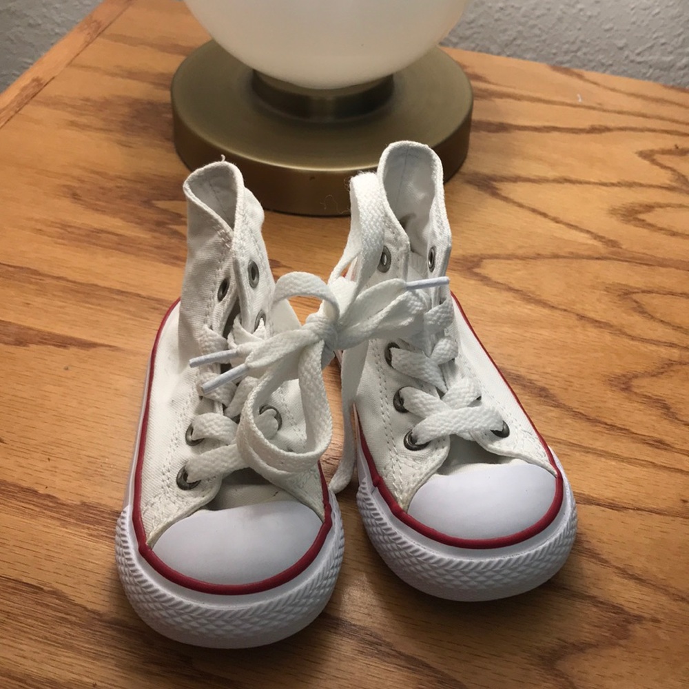 Toddler White High Top Converse